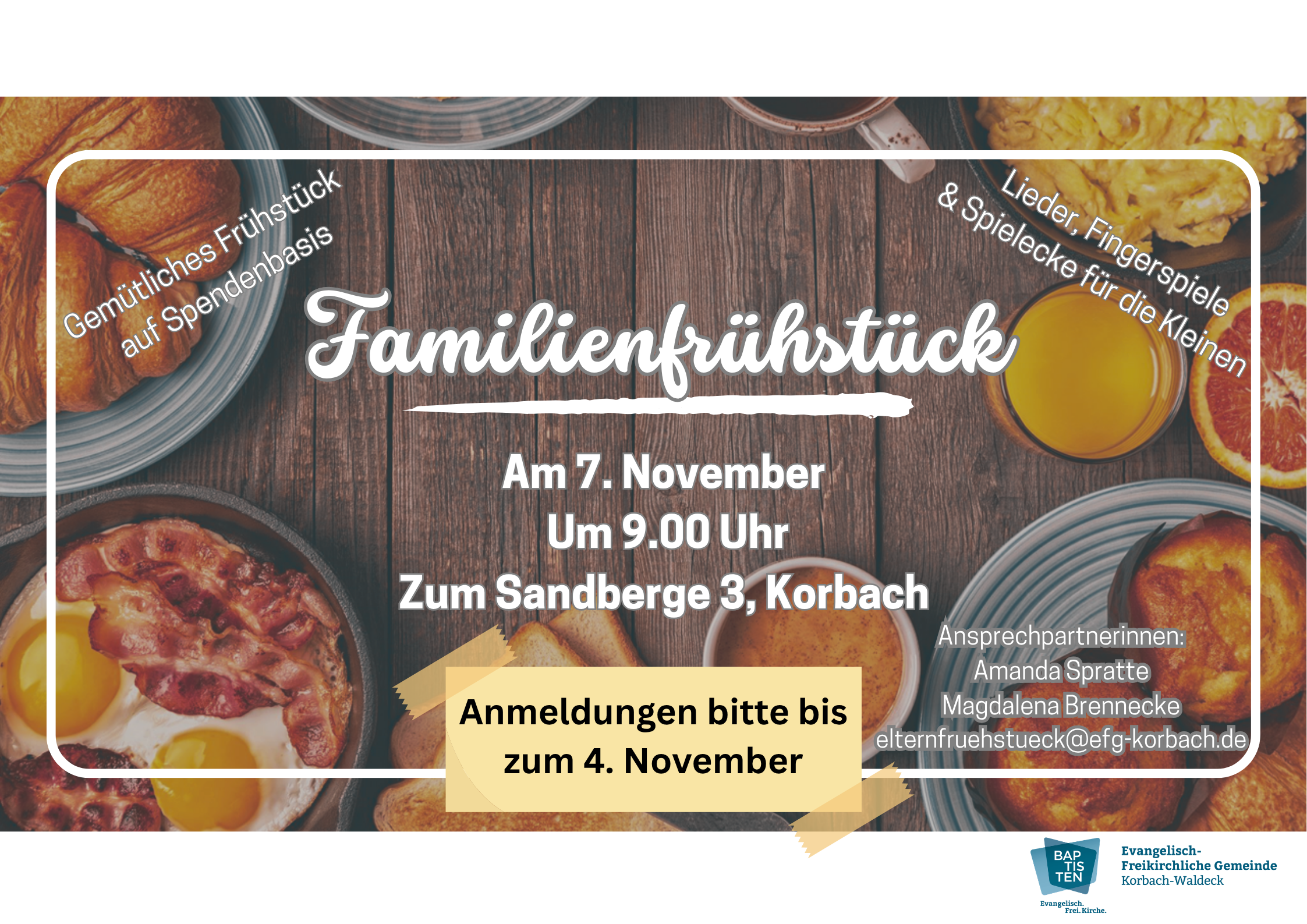 Flyer Familienfrühstück