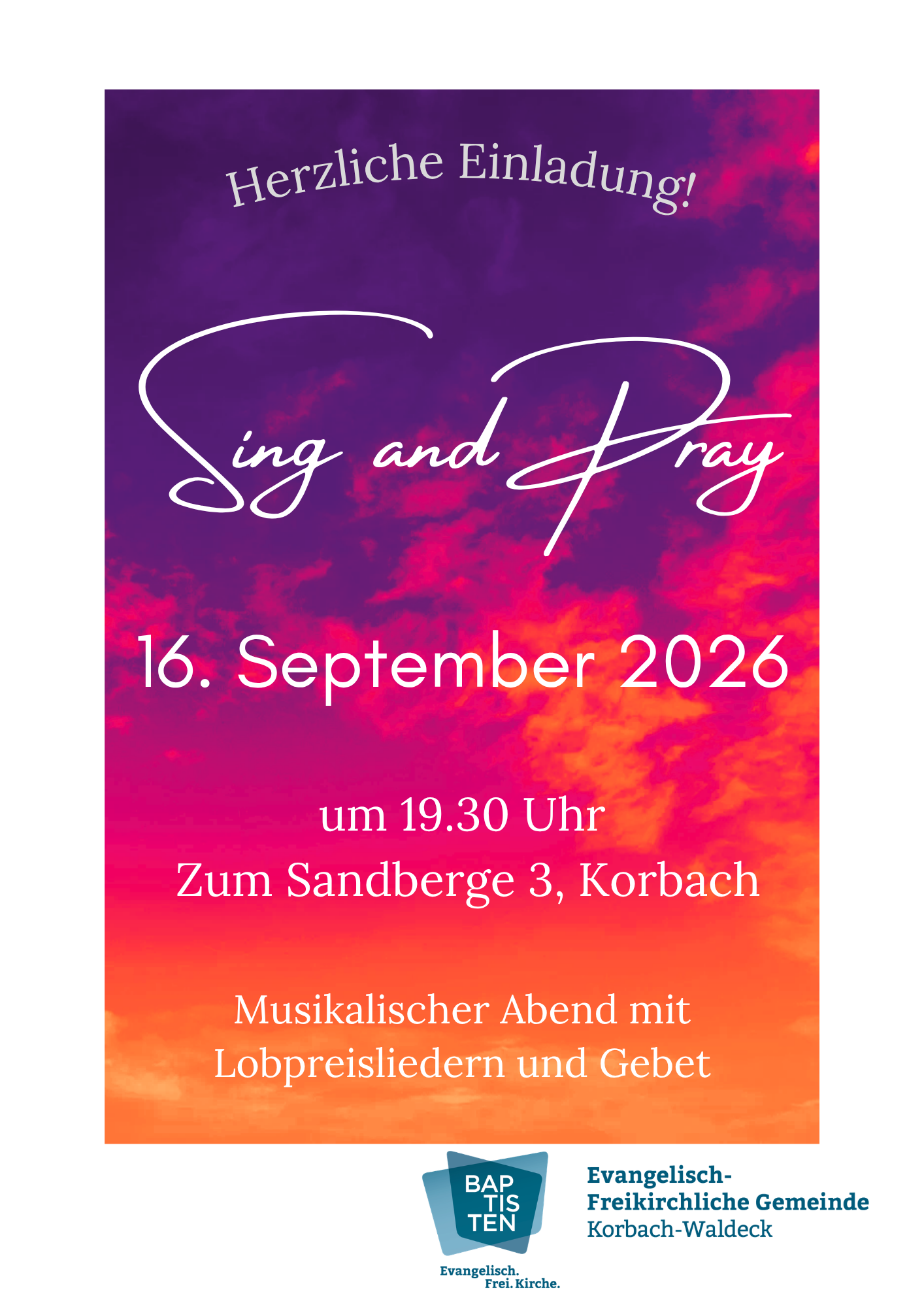 Flyer Lobpreisabend